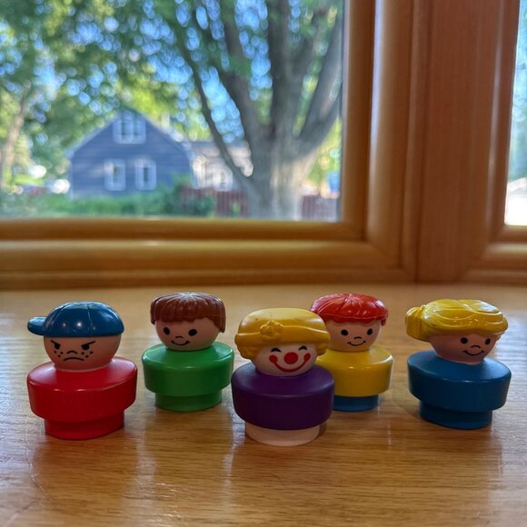 Vintage Fisher Price Little People Music Box Ferris Wheel and Figures - Picture 5 of 7